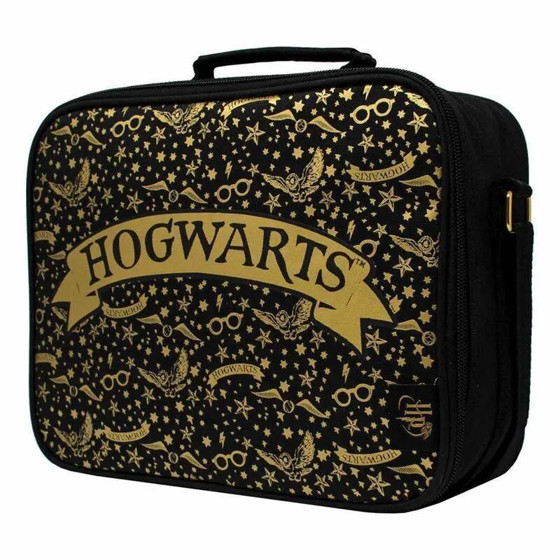 Harry Potter-Themed Insulated Lunch Bag Featuring Hogwarts Crest 1