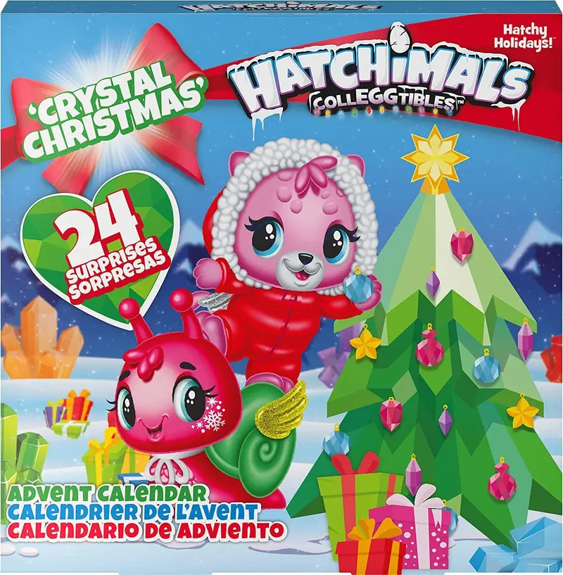 Hatchimals Colleggtibles Crystal Christmas Advent Calendar – 24-Day Collectible Countdown 1