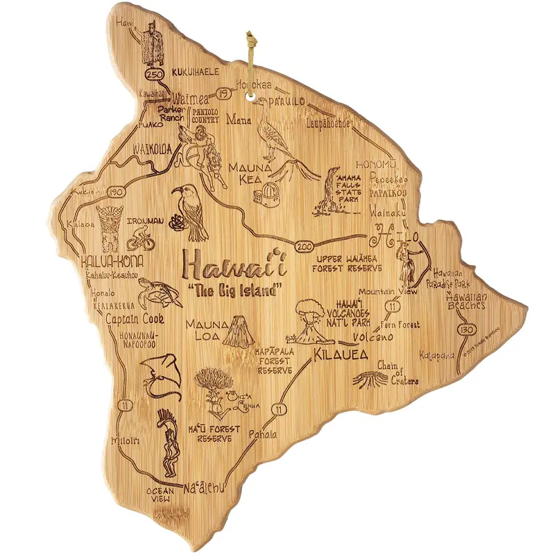 Hawaii-Inspired Cutting Board – 13.25" X 11.5" 1