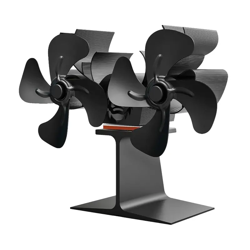 Heat-Powered Stove Fan For Improved Room Circulation 1