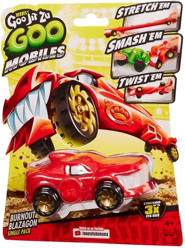 Heroes Of Goo Jit Zu Goo Mobiles – Squishy, Stretchy Vehicle Toys (Assorted) 1