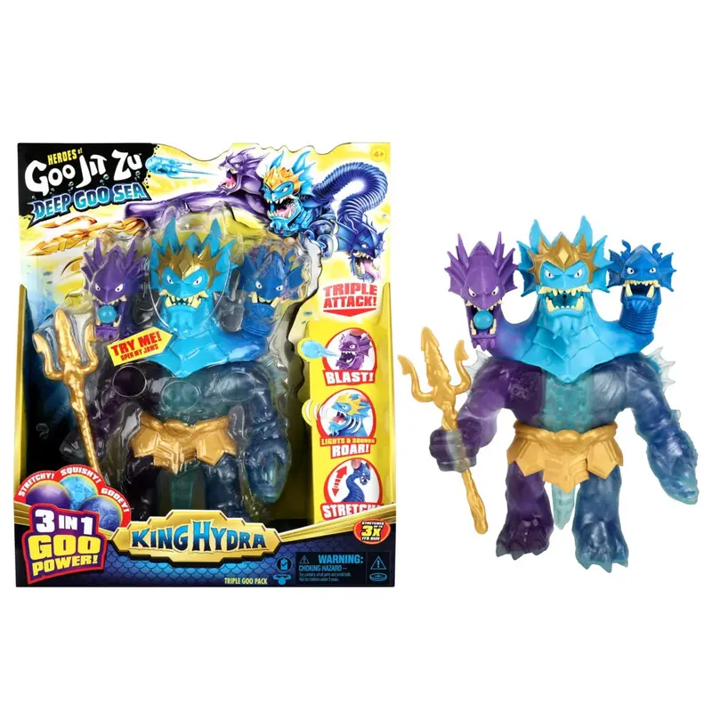 Heroes Of Goo Jit Zu: King Hydra – Deep Goo Sea Action Figure 1