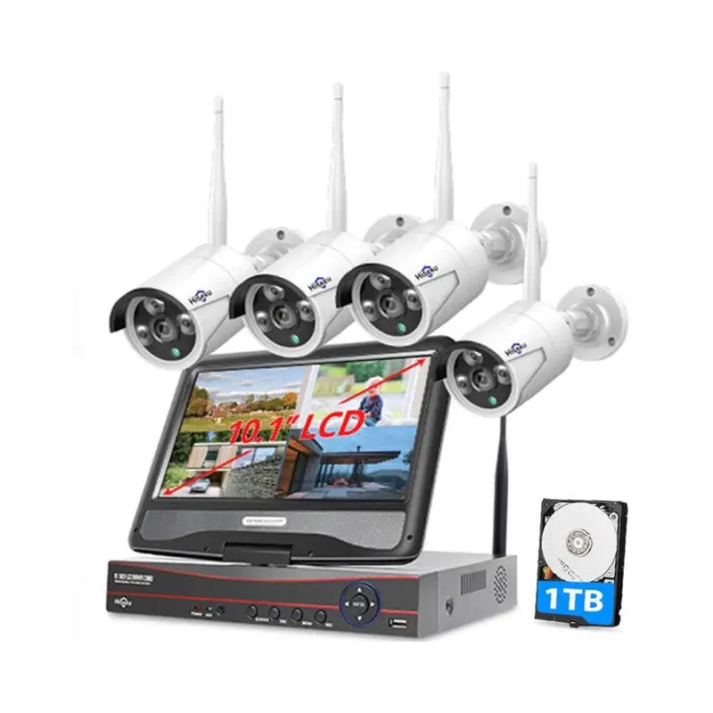 Hiseeu 8-Channel 3Mp Wireless Cctv System With 1Tb Hard Drive 1