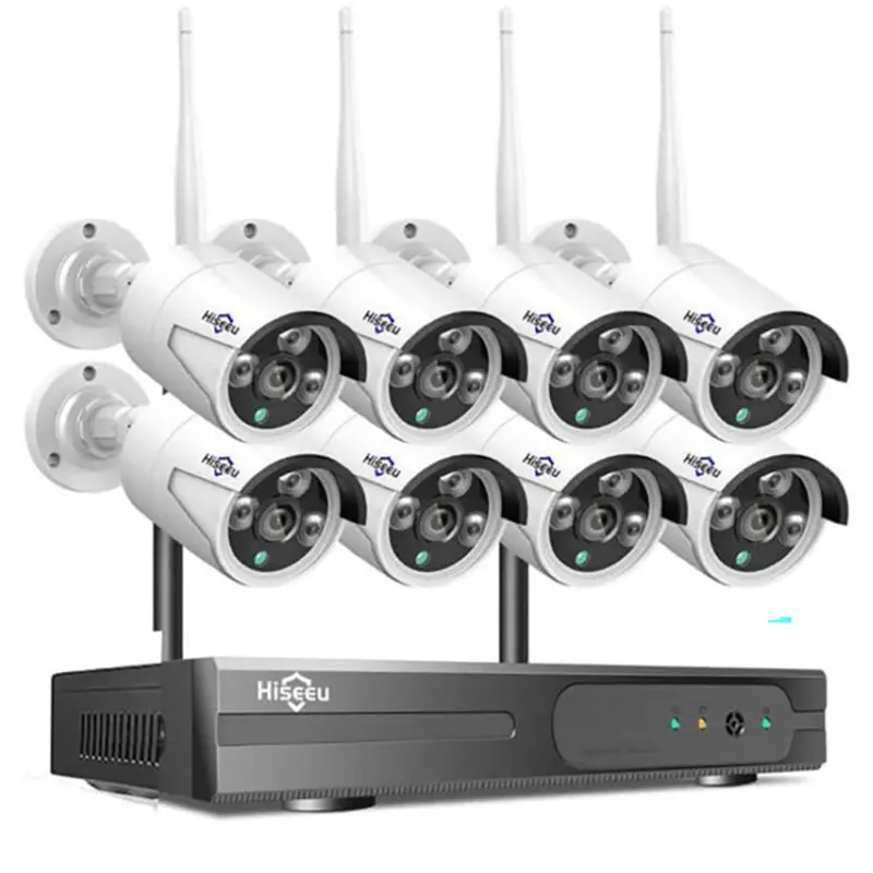 Hiseeu Wireless Security Camera System – 4-Cam Hd Kit 1