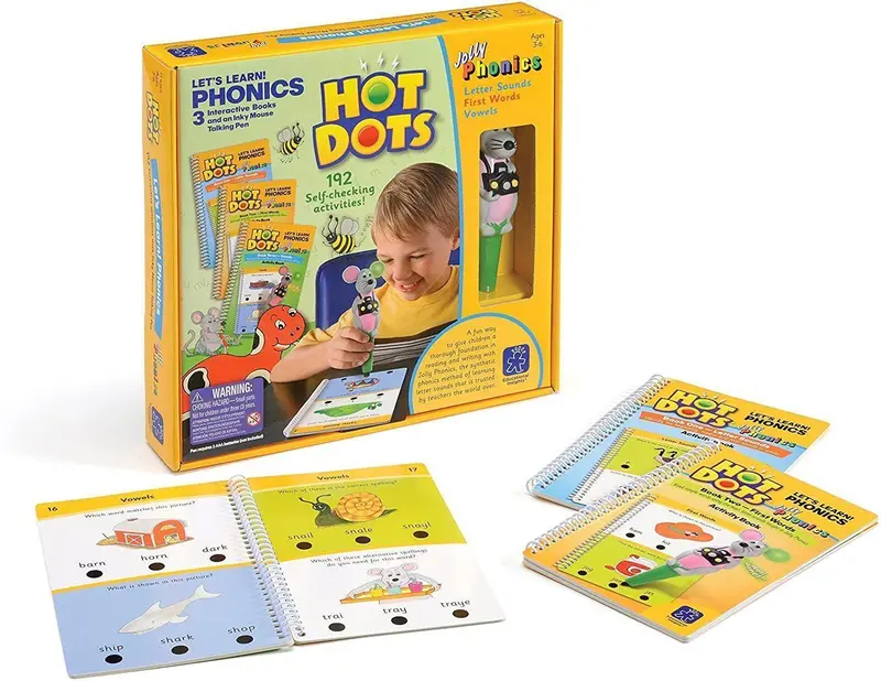 Hot Dots Phonics Interactive Learning System For Early Literacy 1