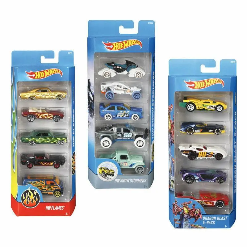 Hot Wheels Assorted 5-Pack – Premium Die-Cast Cars Collection 1