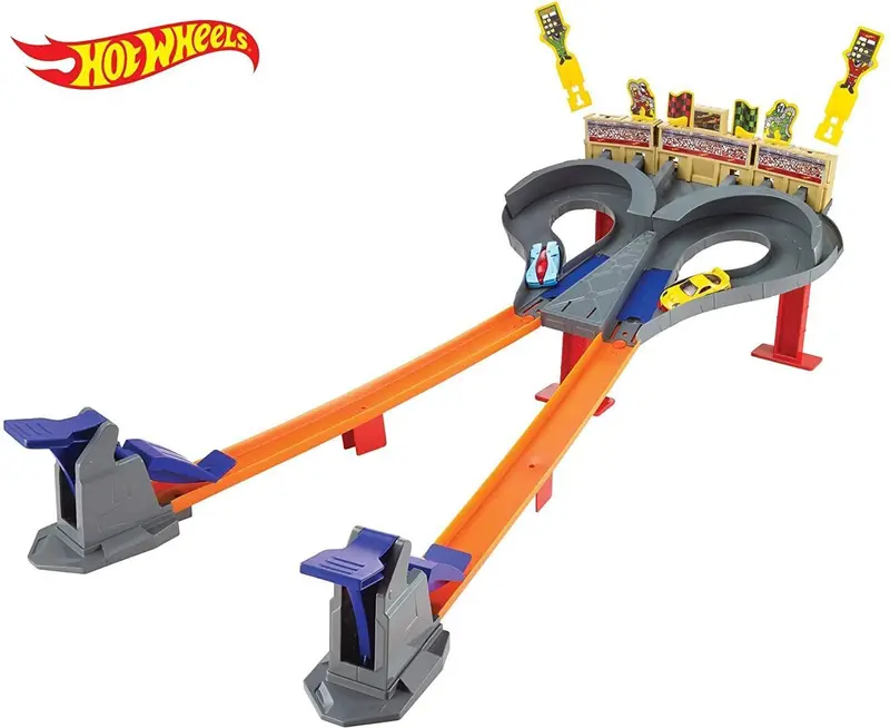 Hot Wheels Cdl49 Super Speed Blastway Racing Track Set 1