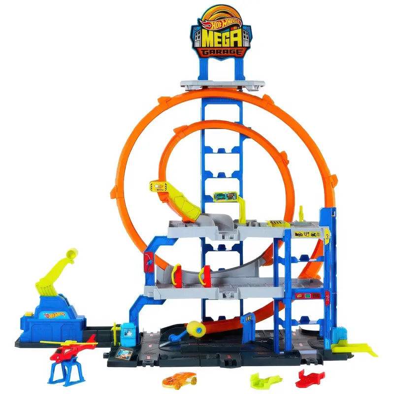 Hot Wheels City Mega Garage With Loop Track – Playset 1