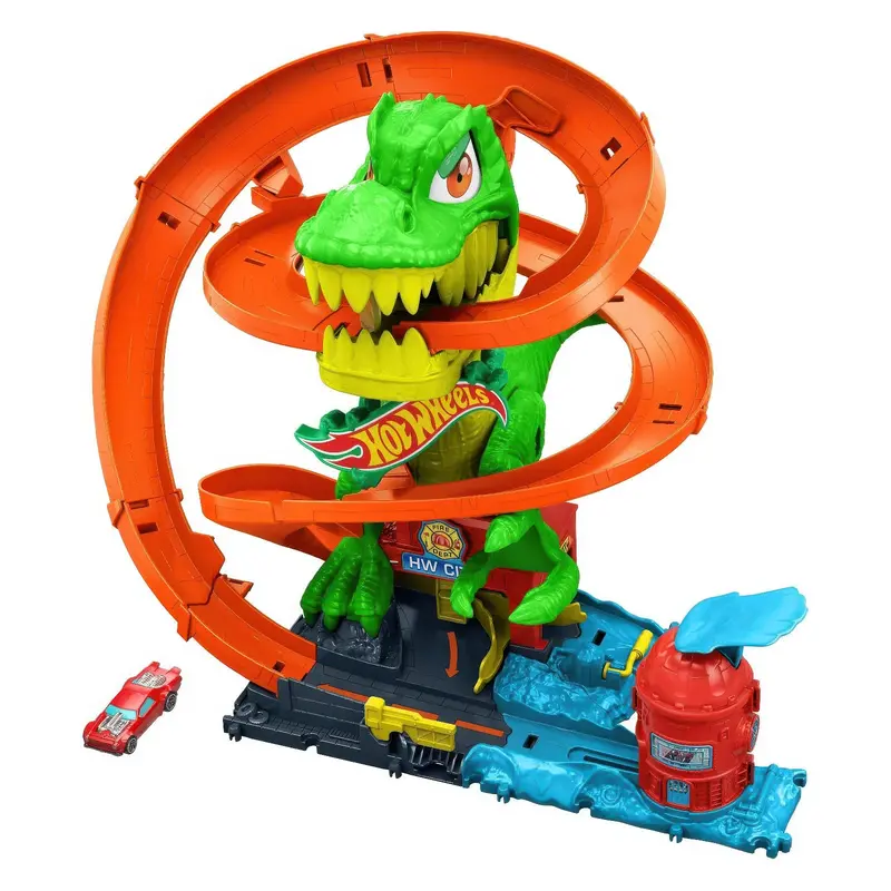 Hot Wheels City T-Rex Blaze Battle Playset 1
