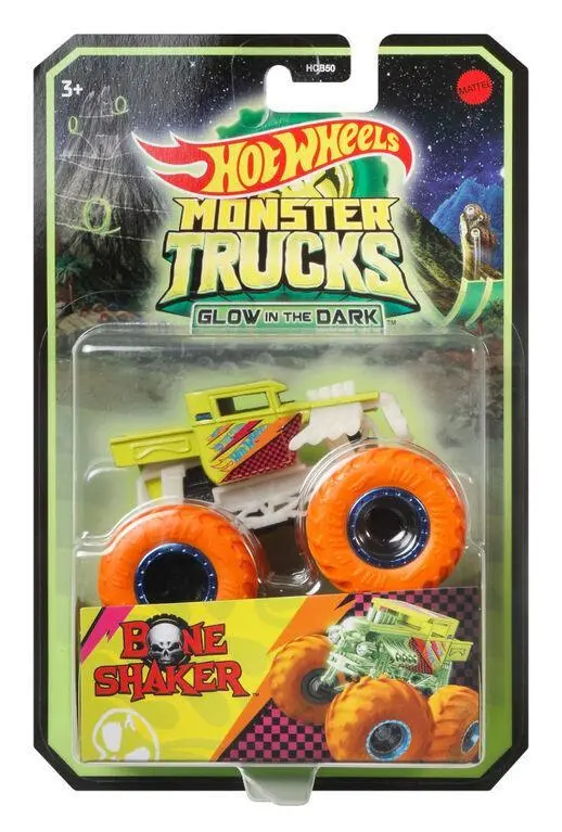 Hot Wheels Monster Trucks Glow-In-The-Dark Vehicles – Assorted Styles 1
