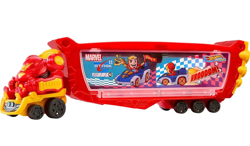 Hot Wheels Racerverse Marvel Hulkbuster Transport Hauler 1