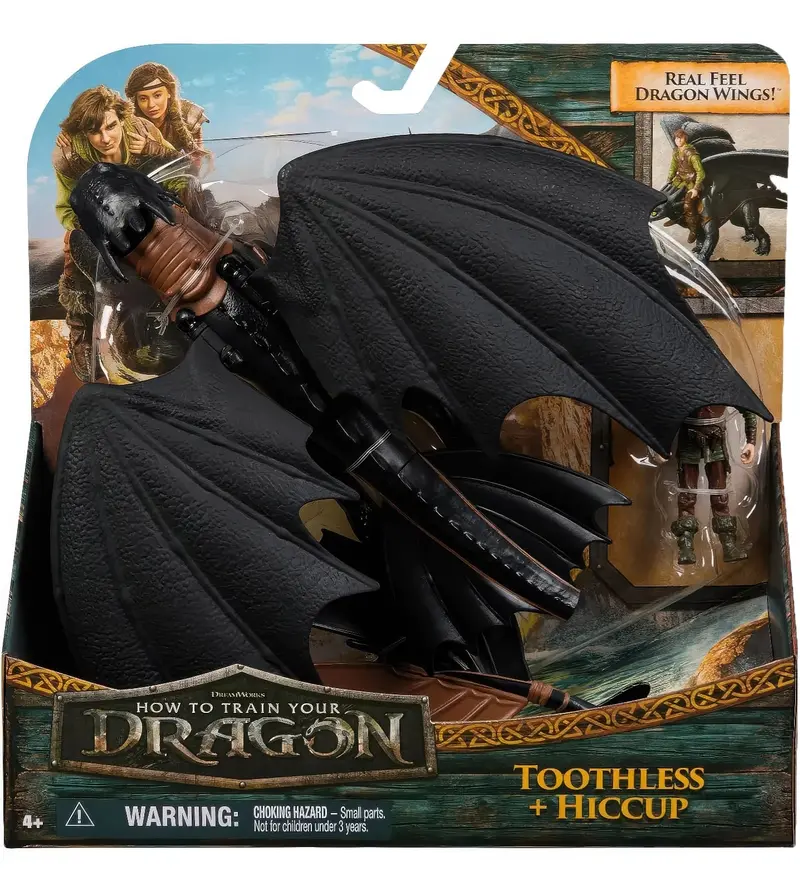 How To Train Your Dragon Toothless And Hiccup Action Duo Set 1