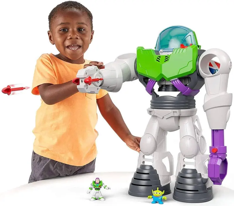Imaginext Toy Story Buzz Lightyear Robot Playset – Interactive Action Figure Playset 1