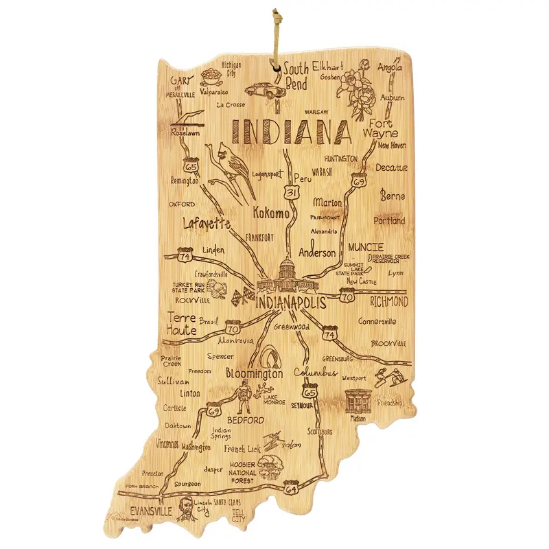 Indiana Artisan Cutting Board – 15.75" X 10" 1