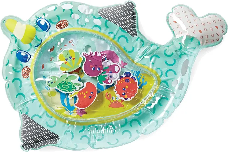 Infantino Pat & Play Water Mat – Narwhal-Themed Splash Pad 1