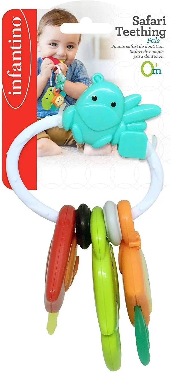 Infantino Safari Teething Pal Set For Infants 1
