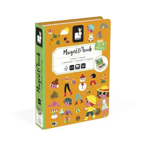 Janod 4 Seasons Magneti’Book – Magnetic Storybook For Seasonal Learning 1