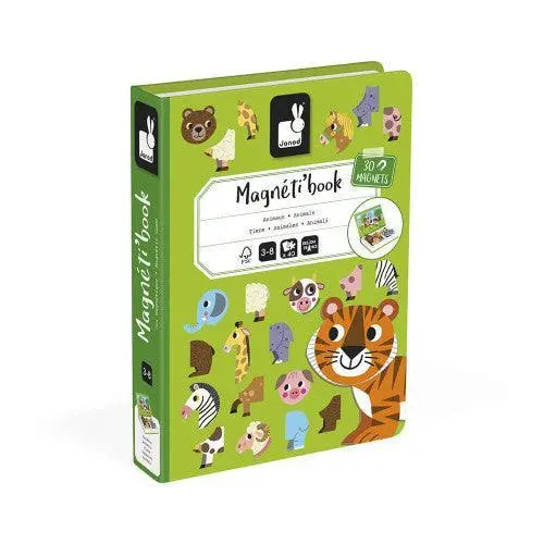 Janod Animals Magneti’Book – Interactive Magnetic Animal Puzzle Book 1