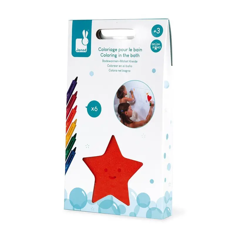 Janod Bath Time Coloring Kit For Kids 1