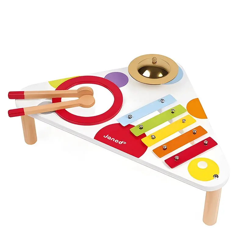 Janod Confetti Musical Activity Table For Toddlers 1