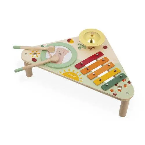 Janod France Sunshine Musical Activity Table For Toddlers 1