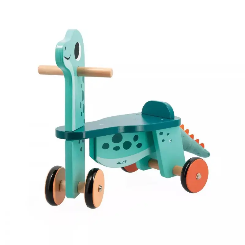 Janod Ride-On Portosaurus Dino – Motor Skill & Balance Toy 1