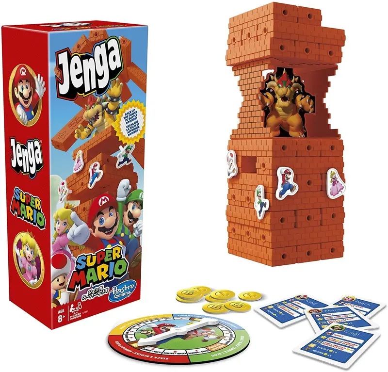 Jenga Super Mario Themed Stacking Challenge Game 1
