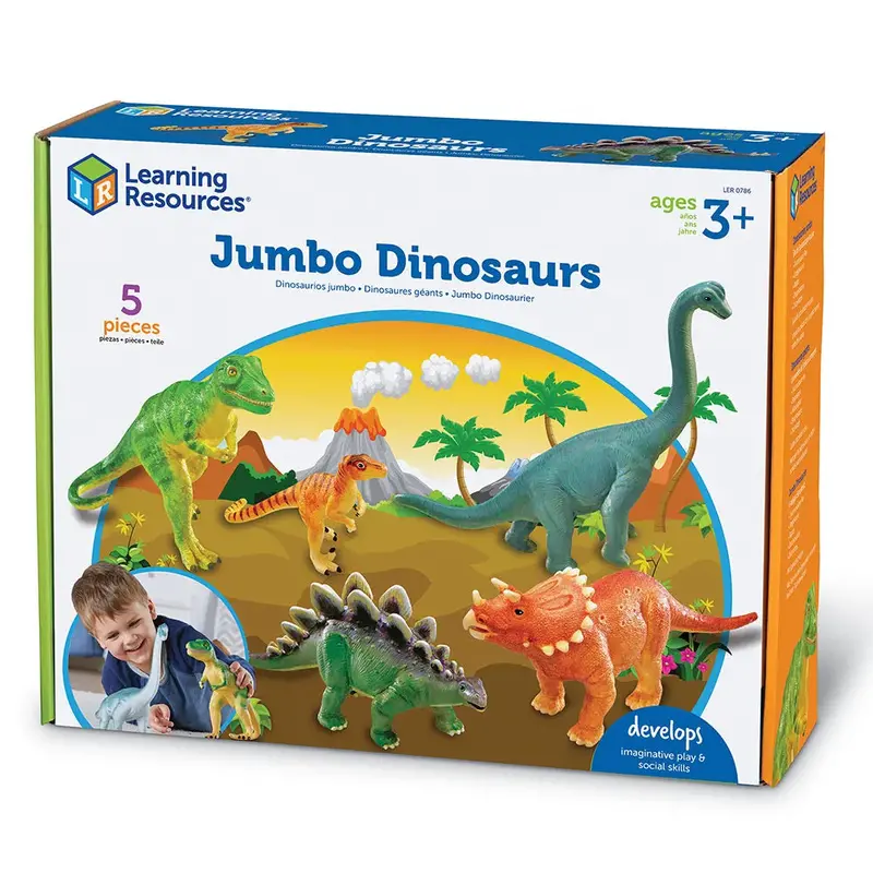 Jumbo Dinosaur Figures For Imaginative Prehistoric Play 1