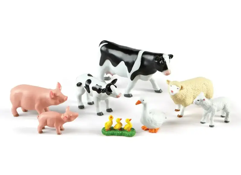 Jumbo Farm Animals: Mommas & Babies Matching Set 1