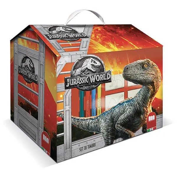 Jurassic World-Themed Colouring & Stamp Creative Set 1