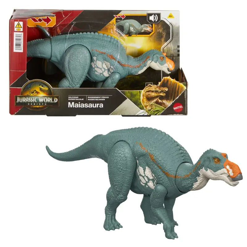 Jurassic World Wild Roar Dinosaur Action Figures – Assorted Roaring Prehistoric Play Sets 1