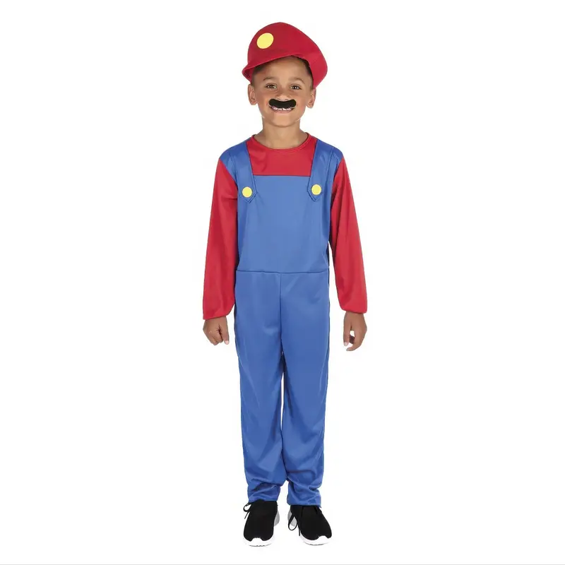 Kids Plumber Costume – Large Size Dress-Up Set 1