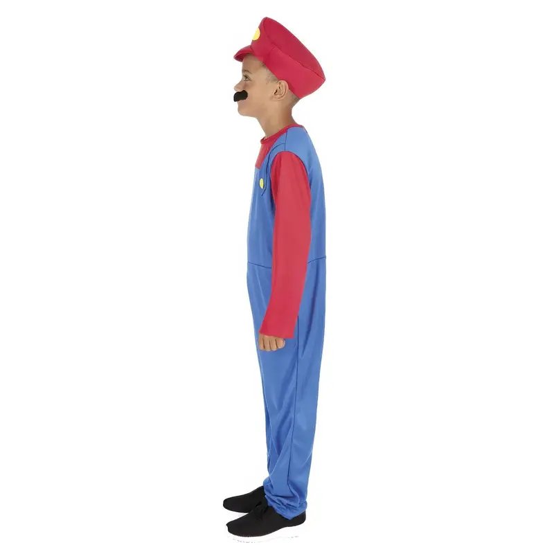 Kids Plumber Costume – Medium Size Dress-Up Set 1