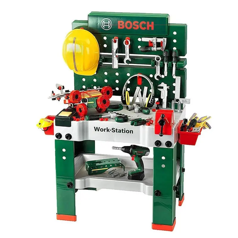 Klein Bosch No. 1 Workbench – 150-Piece Pretend Play Set 1
