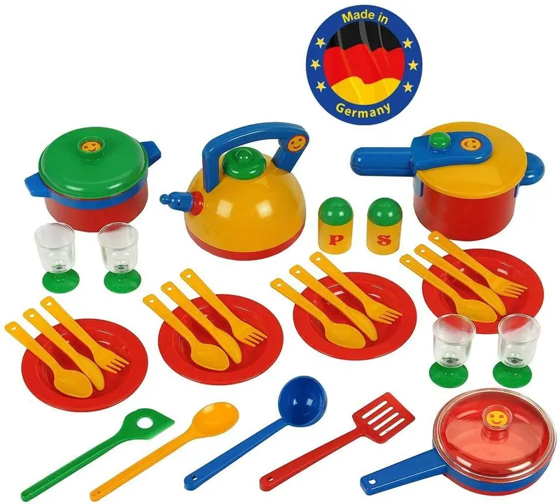 Klein Emma’S Kitchen Playset – Large Pots And Pans Collection 1