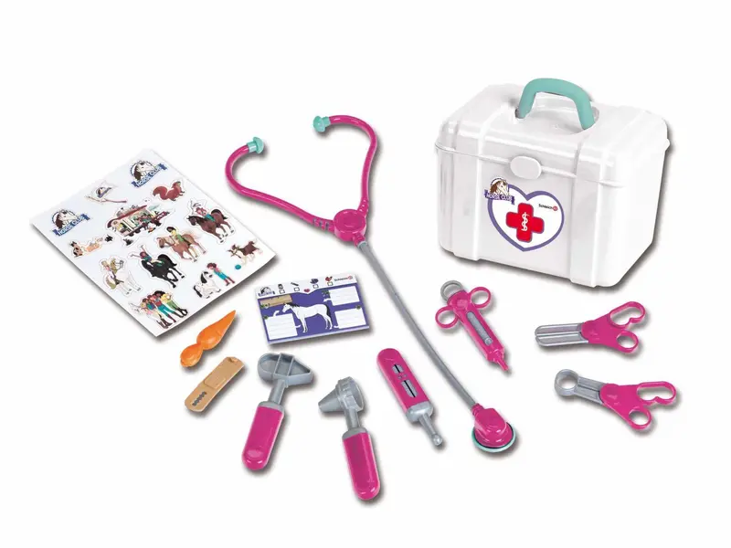 Klein Schleich Horse Club Veterinary Case – Animal Care Role-Play Set 1
