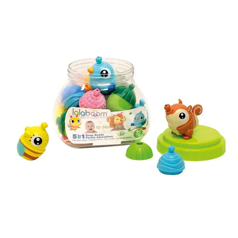 Lalaboom Animal-Themed Sensory Bead Set 1
