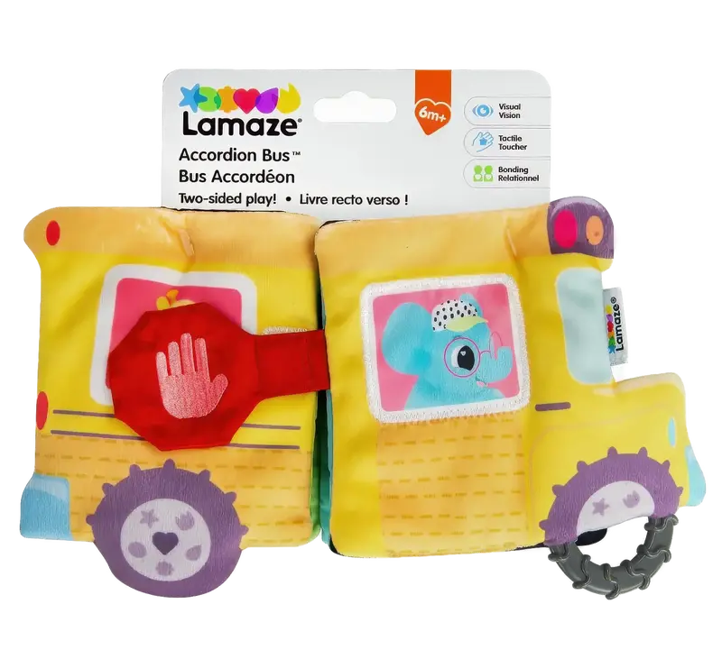 Lamaze Accordion Bus – Interactive Pull-Toy For Toddlers 1