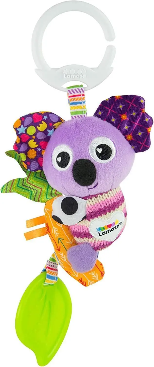 Lamaze Mini Clip & Go Walla Walla Koala – Portable Teether & Sensory Clip Toy 1