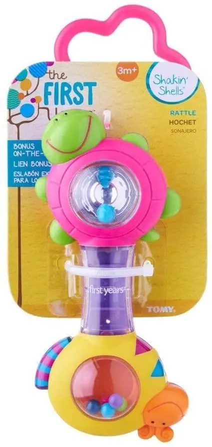 Lamaze Shakin’ Shell Rattle Toy – Sensory Infant Rattle Assortment 1