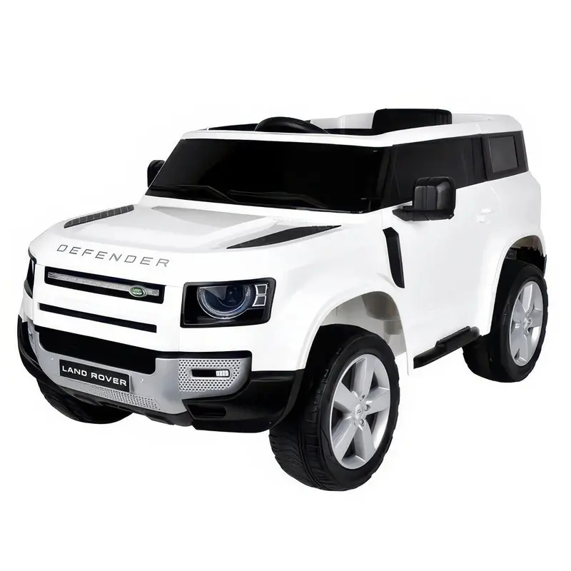 Land Rover Defender 12V Battery-Powered Ride-On – Matte White 1