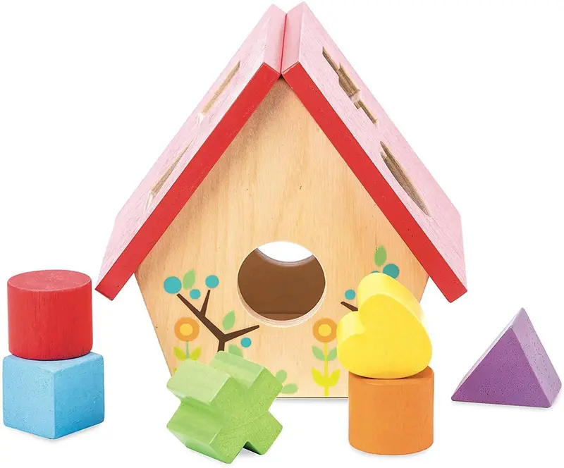 Le Toy Van My Little Bird House Shape Sorting Toy 1