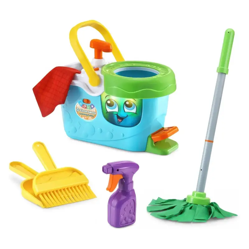 Leapfrog Clean Sweep Interactive Mop And Bucket Playset 1