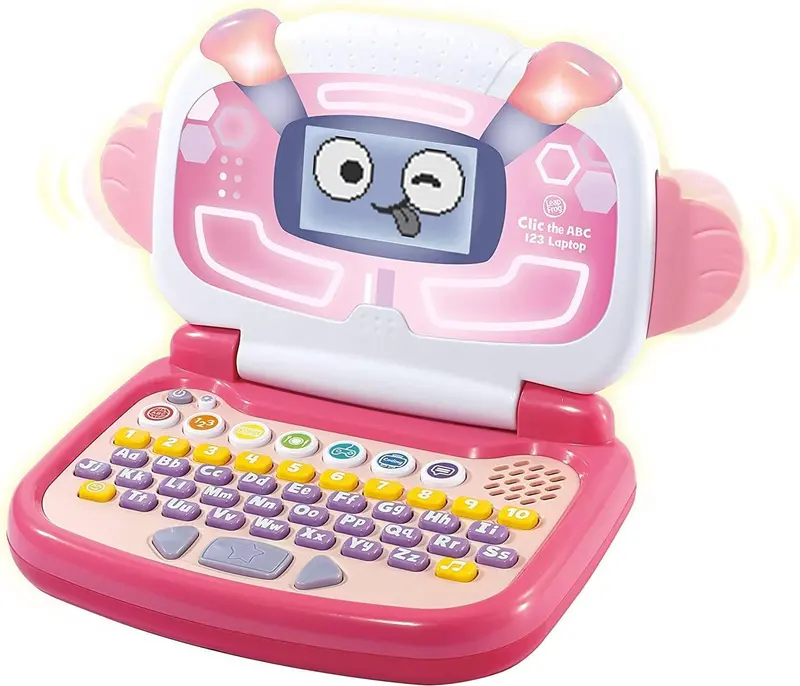 Leapfrog Clic Abc & 123 Laptop – Pink Interactive Learning Tablet For Preschoolers 1
