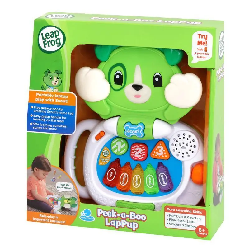 Leapfrog Peek-A-Boo Lappup Scout Interactive Puppy 1