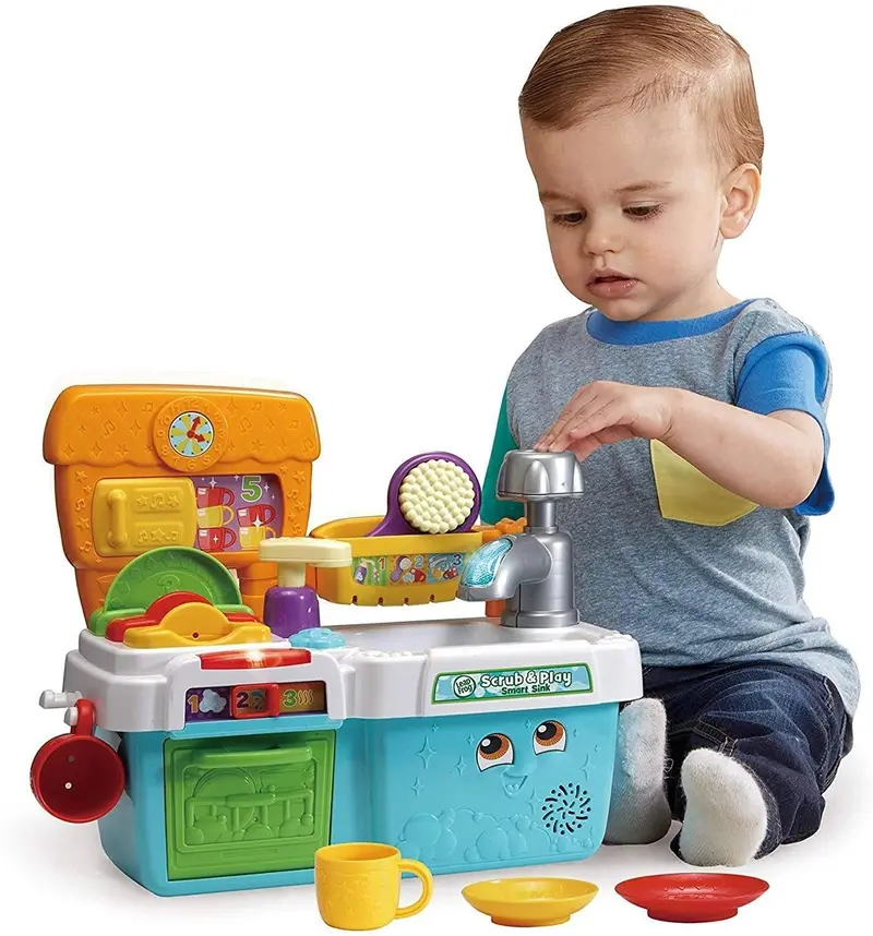 Leapfrog Scrub & Play Sink Toy For Pretend Kitchen Play And Sensory Learning 1
