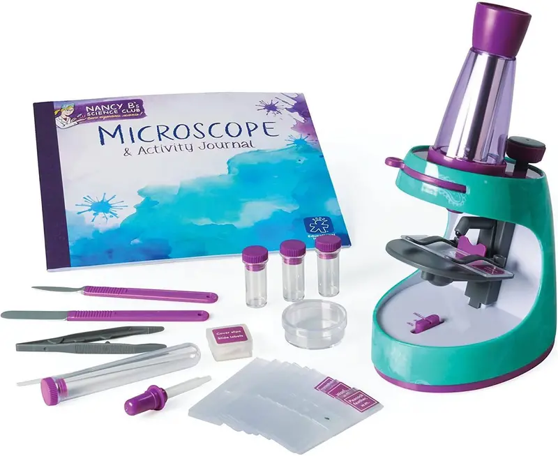 Learning Resources Nancy B’S First Microscope & Activity Journal – Hands-On Biology Exploration Kit 1