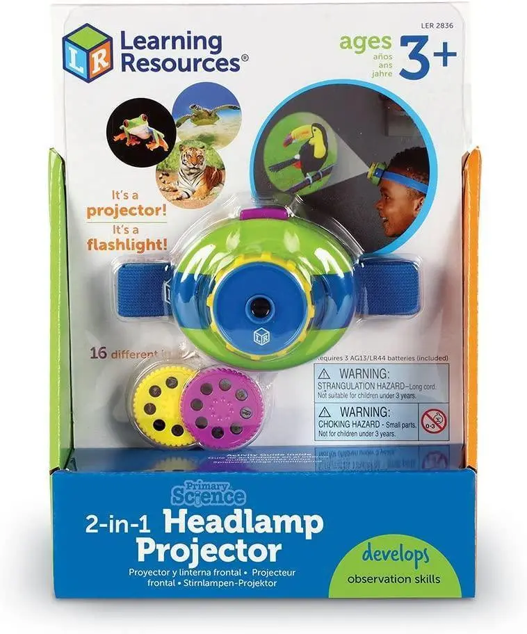 Learning Resources Primary Science Headlamp Projector With Animal Discs 1