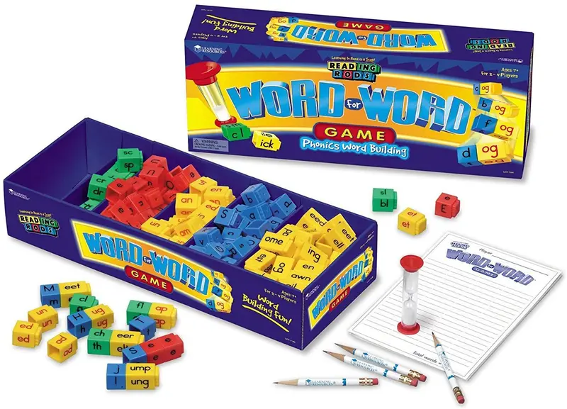 Learning Resources Reading Rods: Phonics Word-Building Game 1