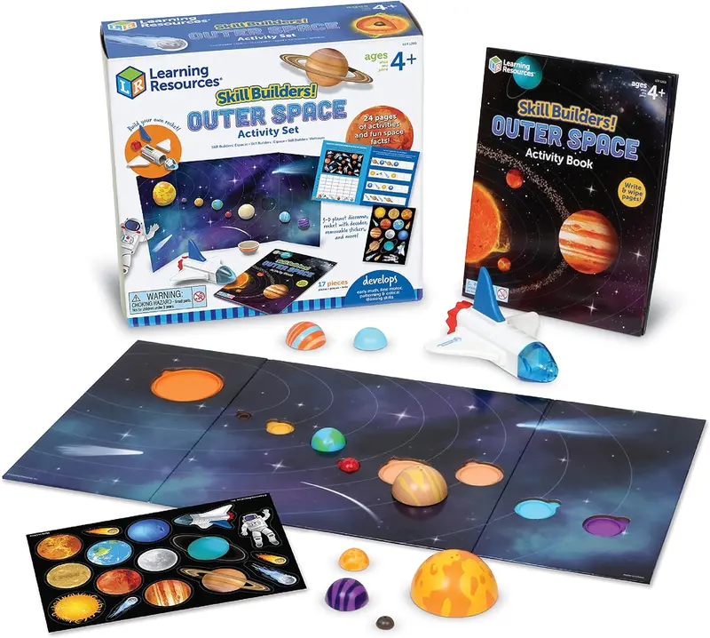 Learning Resources Skill Builders: Outer Space Learning Activity Pack 1